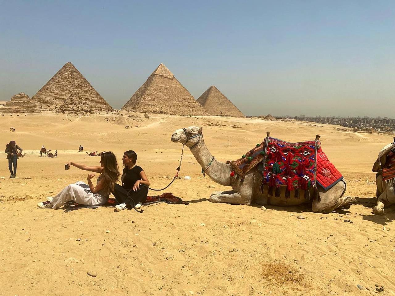 Grand Golden Pyramids View Hotel Kafret el-Gabal Exteriér fotografie